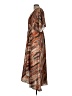 Soft Surroundings 100% Polyester Multi Color Brown Casual Dress Size L - photo 5
