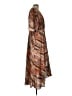 Soft Surroundings 100% Polyester Multi Color Brown Casual Dress Size L - photo 4