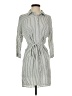 Forever 21 Stripes Gray Casual Dress Size S - photo 1