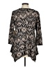 Rue Juju Black 3/4 Sleeve Top Size M - photo 2