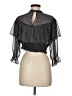Zara Black Short Sleeve Blouse Size M - photo 2