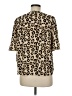 Sanctuary 100% Polyester Animal Print Tan Short Sleeve Blouse Size M - photo 2