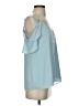 Shinestar Blue Sleeveless Blouse Size S - photo 4
