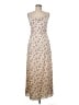 Hudson Gray 100% Polyester Floral Ivory Casual Dress Size M - photo 1
