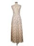 Hudson Gray 100% Polyester Floral Ivory Casual Dress Size M - photo 2