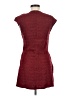 Unbranded 100% Polyester Tweed Burgundy Casual Dress Size M - photo 2