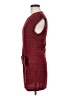Unbranded 100% Polyester Tweed Burgundy Casual Dress Size M - photo 5