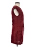 Unbranded 100% Polyester Tweed Burgundy Casual Dress Size M - photo 4