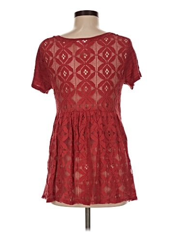 LED Luxe Essentials Denim Short Sleeve Top (view 2)