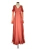 ASOS Design 100% Polyester Orange Cocktail Dress Size 4 - photo 1