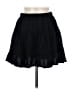 Shein 100% Viscose Solid Black Casual Skirt Size 6 - photo 1