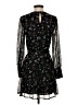 Dynamite 100% Polyester Floral Black Cocktail Dress Size XS - photo 2