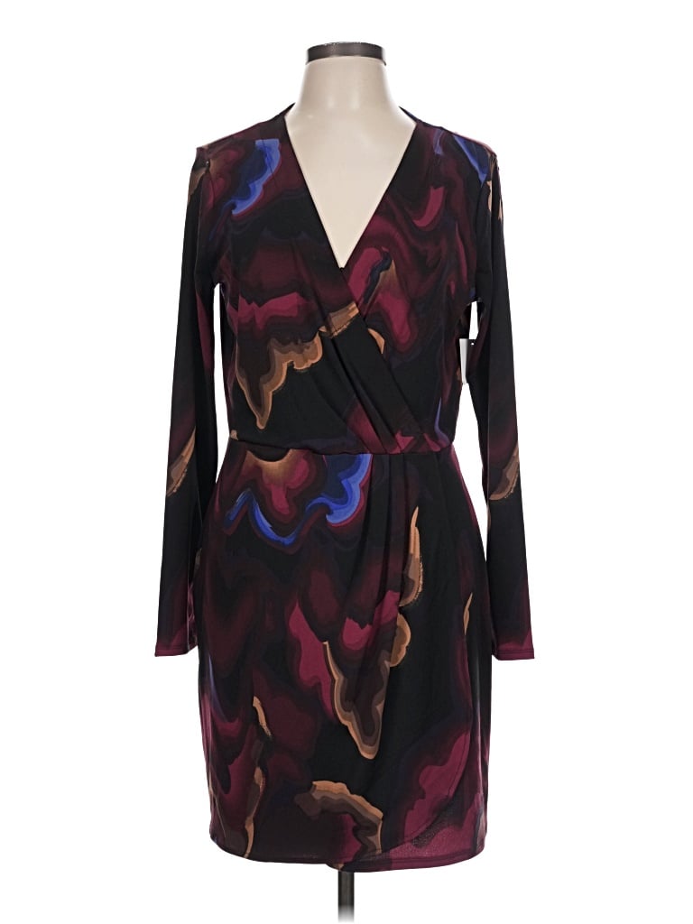 Pre-owned Nine West Cocktail Dress In Burgundy