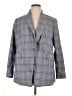 Halogen Plaid Gray Blazer Size 1X - photo 1