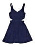 Club Monaco Hearts Blue Cocktail Dress Size 00 - photo 1