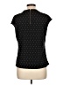 Worthington Polka Dots Black Short Sleeve Blouse Size L - photo 2
