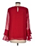 Tacera 100% Polyester Red 3/4 Sleeve Blouse Size M - photo 2