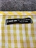 Shein Checkered-gingham Yellow Casual Dress Size L - photo 7