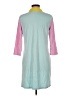 Lands' End Color Block Teal Casual Dress Size M - photo 2