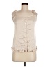 Plum Pretty Sugar Ivory Sleeveless Blouse Size M - photo 1