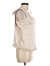 Plum Pretty Sugar Ivory Sleeveless Blouse Size M - photo 4