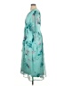 Three Sixty Five 100% Polyester Teal Casual Dress Size XL (petite) - photo 5