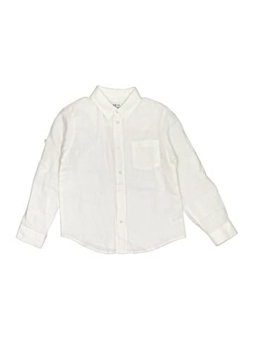 Armani Junior Long Sleeve Button-Down Shirt (view 1)