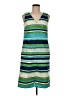 Talbots Stripes Green Casual Dress Size 6 - photo 1