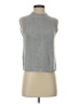 Open Edit 100% Cotton Gray Vest Size XXS - photo 1