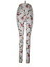 Mono b Floral Gray Casual Pants Size L - photo 2