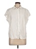 Eddie Bauer Ivory Short Sleeve Blouse Size L - photo 1