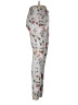 Mono b Floral Gray Casual Pants Size L - photo 4