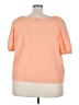 Torrid Orange Short Sleeve Blouse Size 3X Plus (3) - photo 2