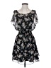 Express 100% Polyester Floral Black Cocktail Dress Size XS - photo 1