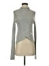 Free People 100% Polyester Gray Turtleneck Sweater Size XS - photo 1