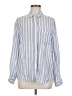 Rails Stripes Blue Long Sleeve Button-Down Shirt Size M - photo 1