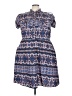 Speed Control 100% Polyester Paisley Blue Casual Dress Size 3X - photo 1