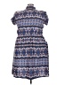 Speed Control 100% Polyester Paisley Blue Casual Dress Size 3X - photo 2