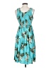 Sunny Tropical Teal Casual Dress Size S (estimated) - photo 2
