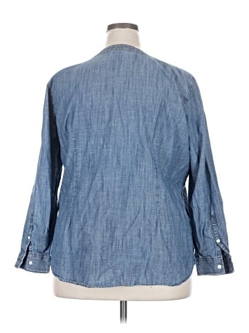 Van Heusen 3/4 Sleeve Button-Down Shirt (view 2)