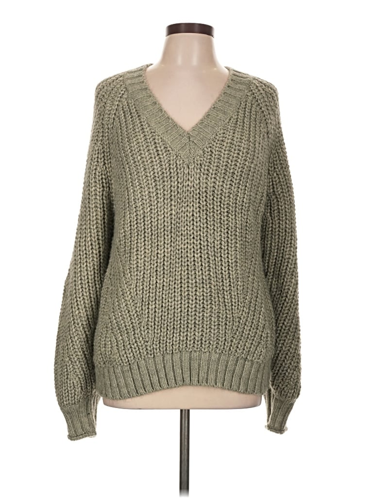 Pre-owned Unbranded Pullover Sweater In Green