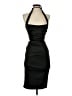 Cache 100% Polyester Solid Black Cocktail Dress Size 2 - photo 1