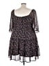 Trixxi 100% Polyester Floral Black Casual Dress Size 3X - photo 2