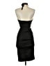 Cache 100% Polyester Solid Black Cocktail Dress Size 2 - photo 2