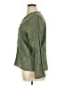 Orvis 100% Cotton Tweed Green Long Sleeve Blouse Size XL - photo 5