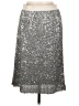 Zara Basic Metallic Silver Formal Skirt Size L - photo 2