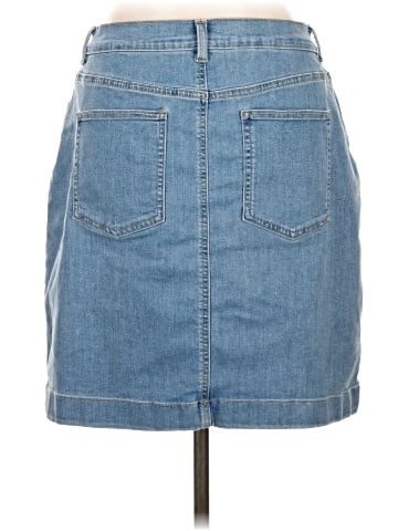 Gloria Vanderbilt Denim Skirt (view 2)
