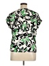 Fred David Green Short Sleeve Blouse Size XL - photo 2