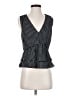 J.Crew 100% Polyester Black Sleeveless Blouse Size 4 - photo 1