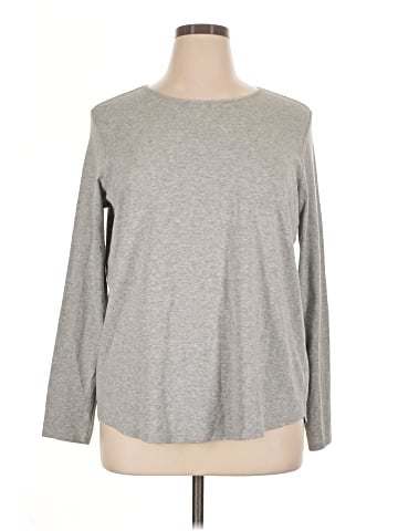 Joan Vass Long Sleeve T-Shirt (view 1)